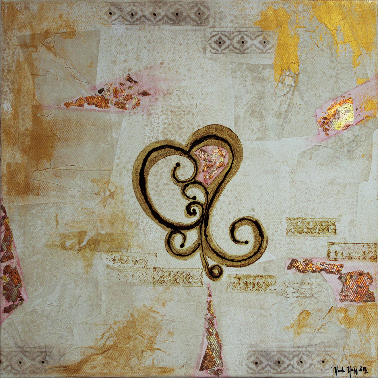 "Golden Heart Debris"