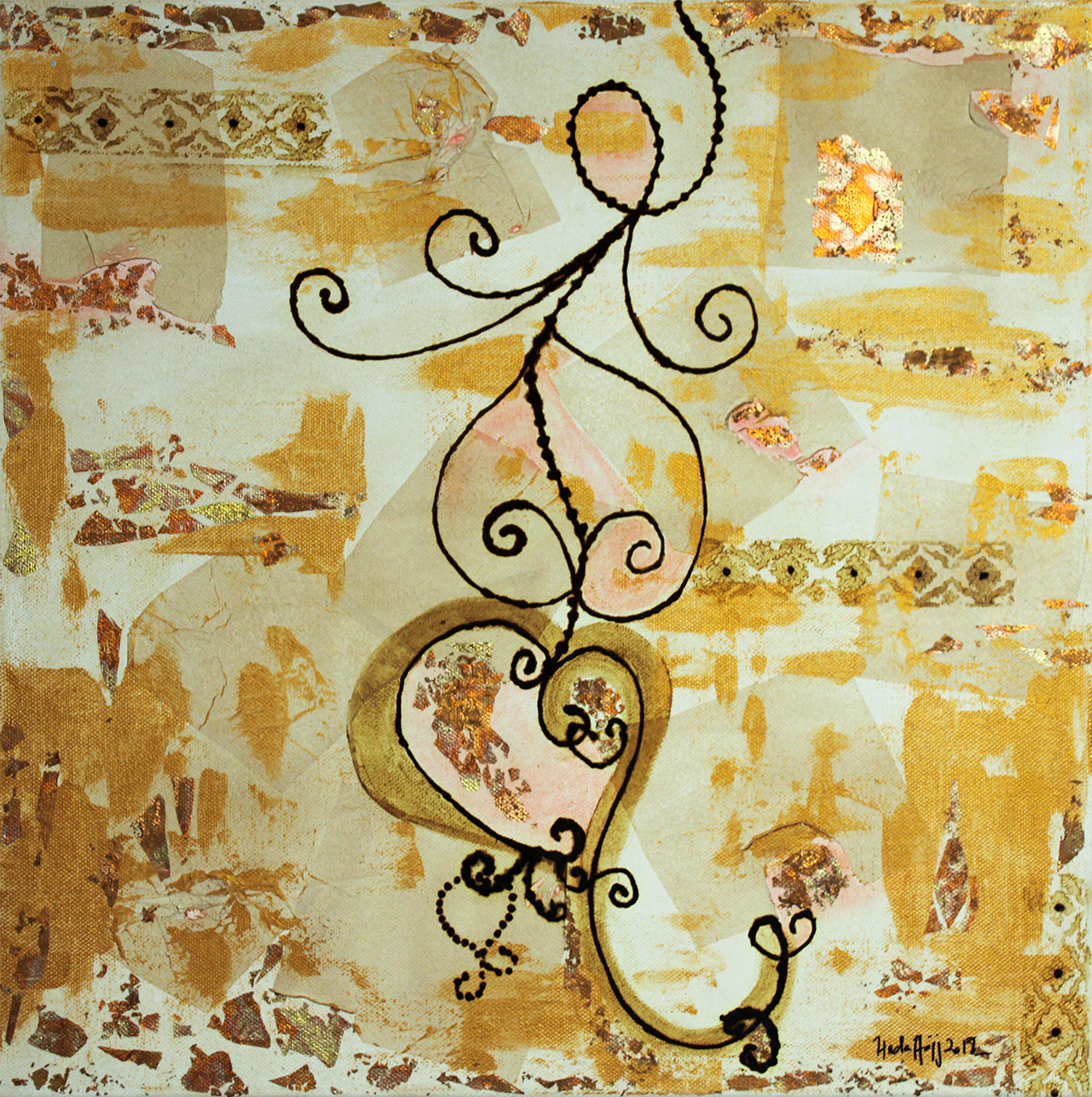 "Golden Heart Debris"